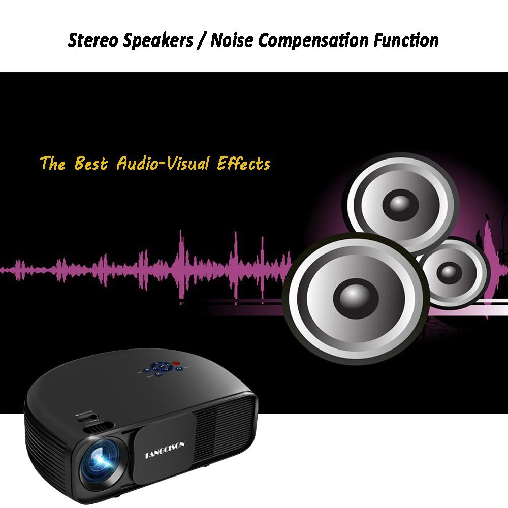 TANGCISON Home Projector Video projector