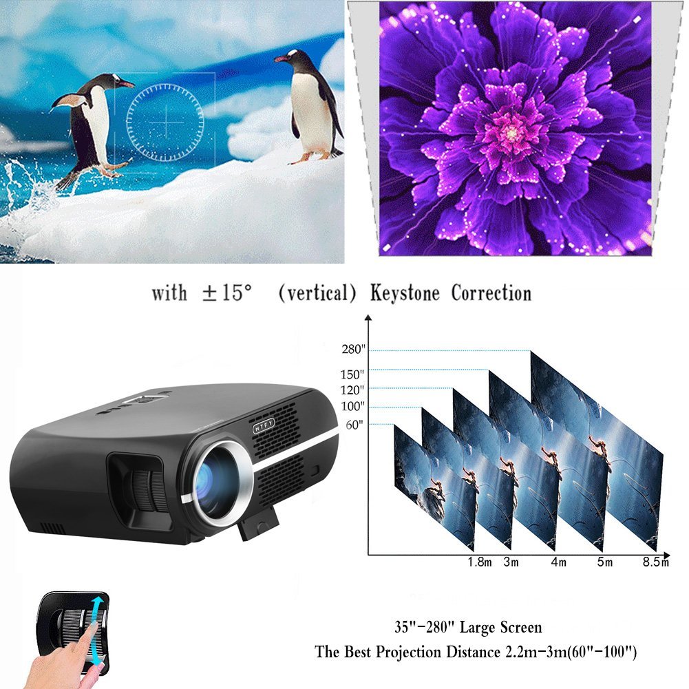 GP100 Video Projector,3500 Lumens projector