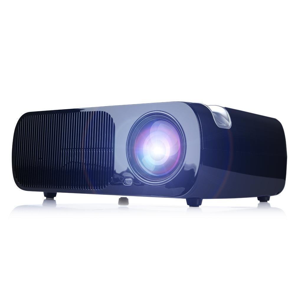 iRulu BL20 Video Projector, 2600 Lumens Home Cinema 5.0 Inch LCD TFT Display 1080P HD 3D (Black)