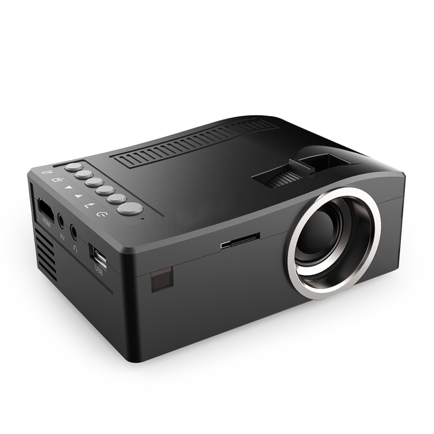 Factory-OEM LCD Home Theater Projector 1080P (1920x1080) 800 Lumens LED 4:3,16:9 (Black)