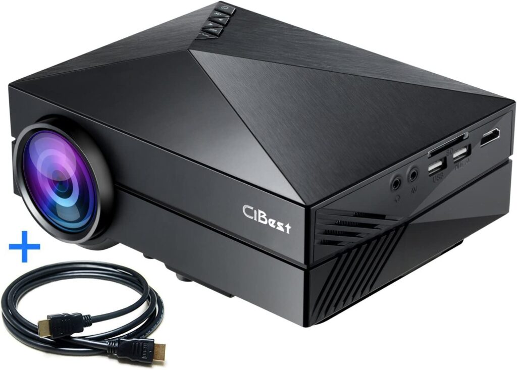 CiBest LED Projector (Black-GM60)