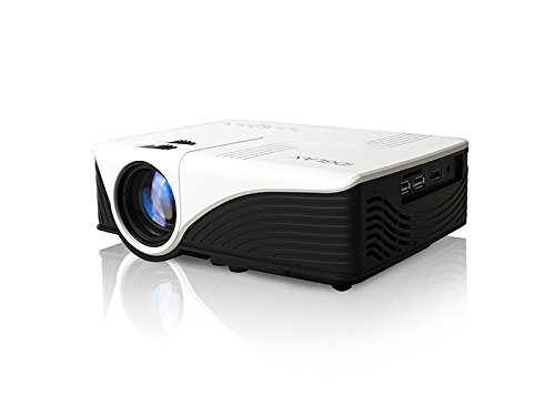 iDGLAX iDG-787W LCD LED Video Multimedia Mini Portable Projector with Free HDMI cable for Home Theater Movie Nights and Video Games (HD Ready)