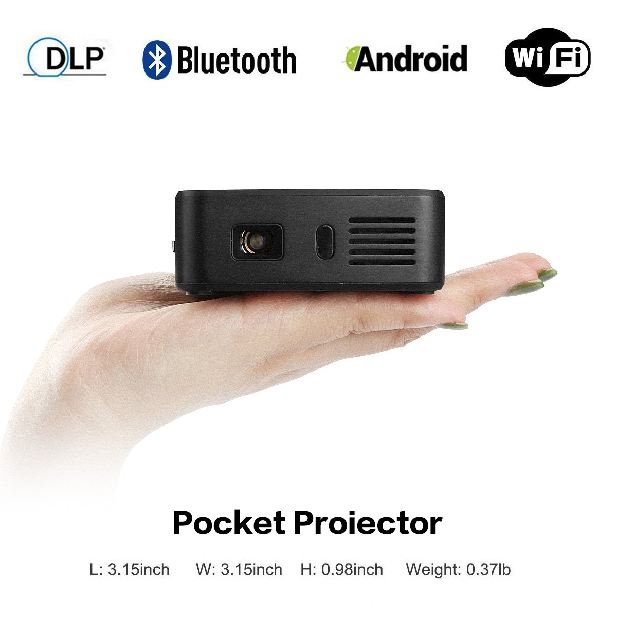 FastFox Mini DLP HD Projector 