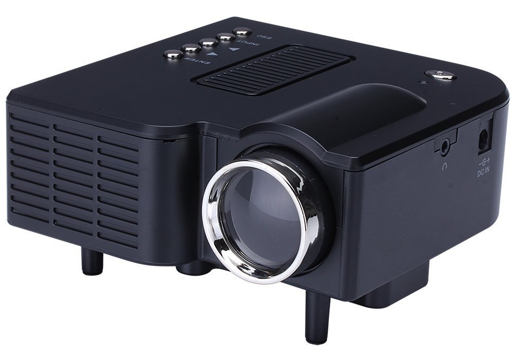 B1 LED LCD (QVGA) Mini Video Projector - International Version (No Warranty) - DIY Series - Black (FP3224B1-IV1)