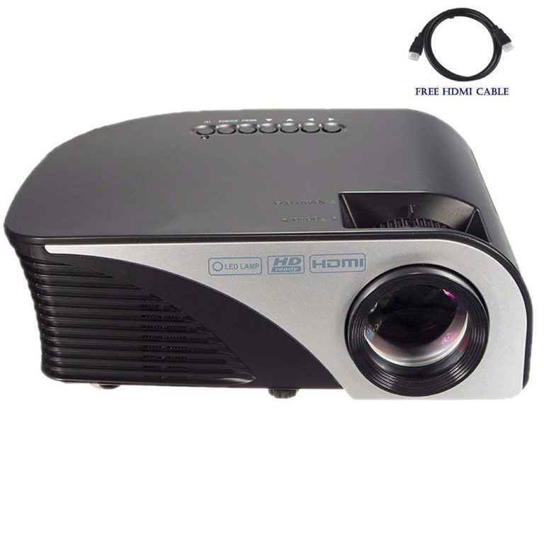 Lary Intel Mini Video Projector Review (Home Theater LED Multimedia)