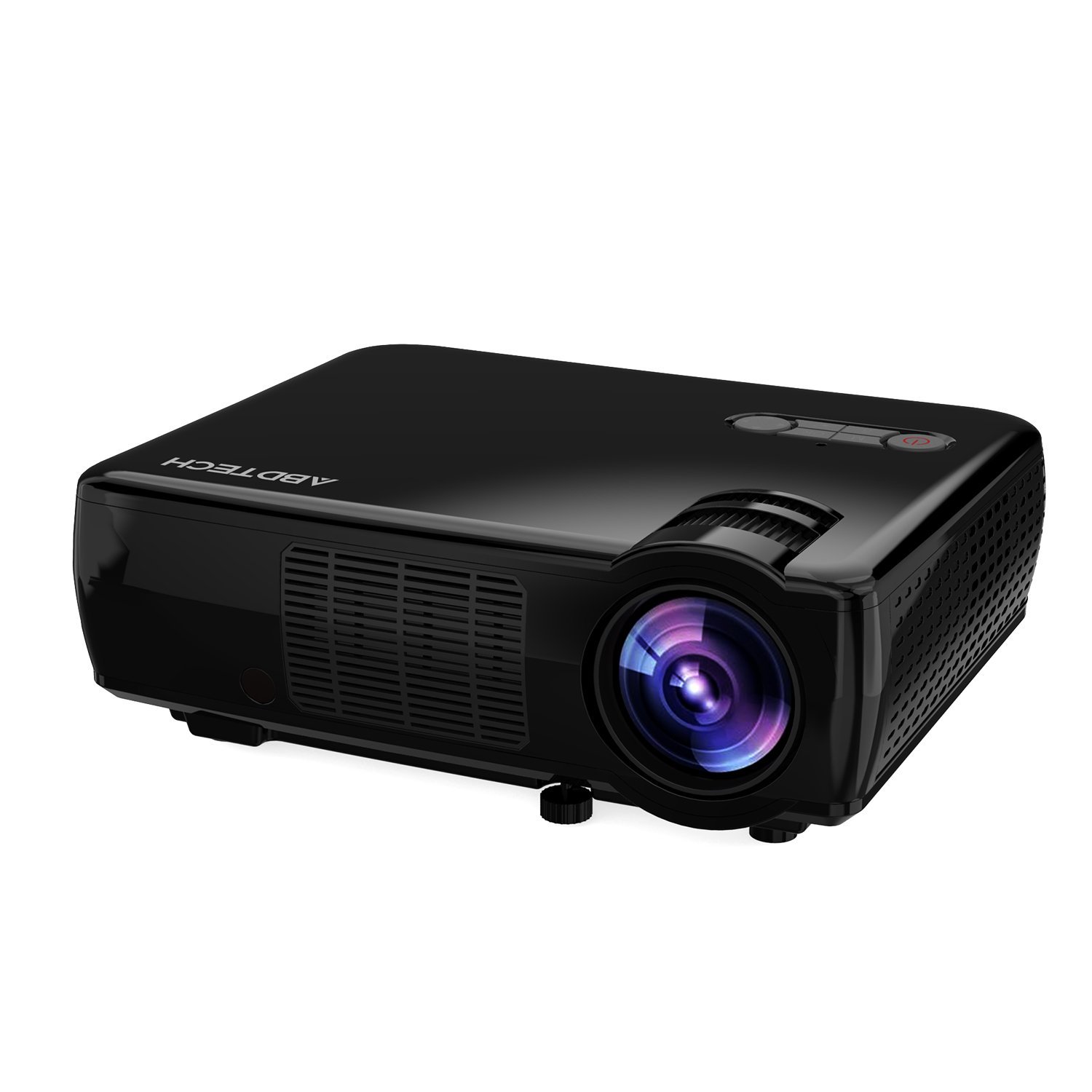 Abdtech LCD Portable Projector Home Theater With 2600 Luminous Efficiency Support HD 1080P Video-Max 200