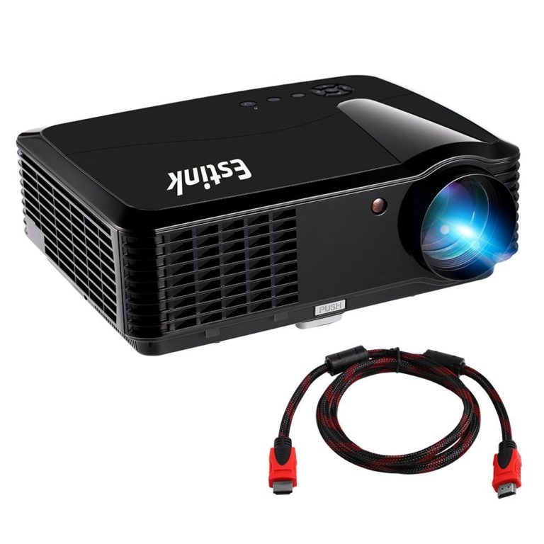 3200 Lumens Full HD 1080P Projector, LESHP Video Projector LED + LCD