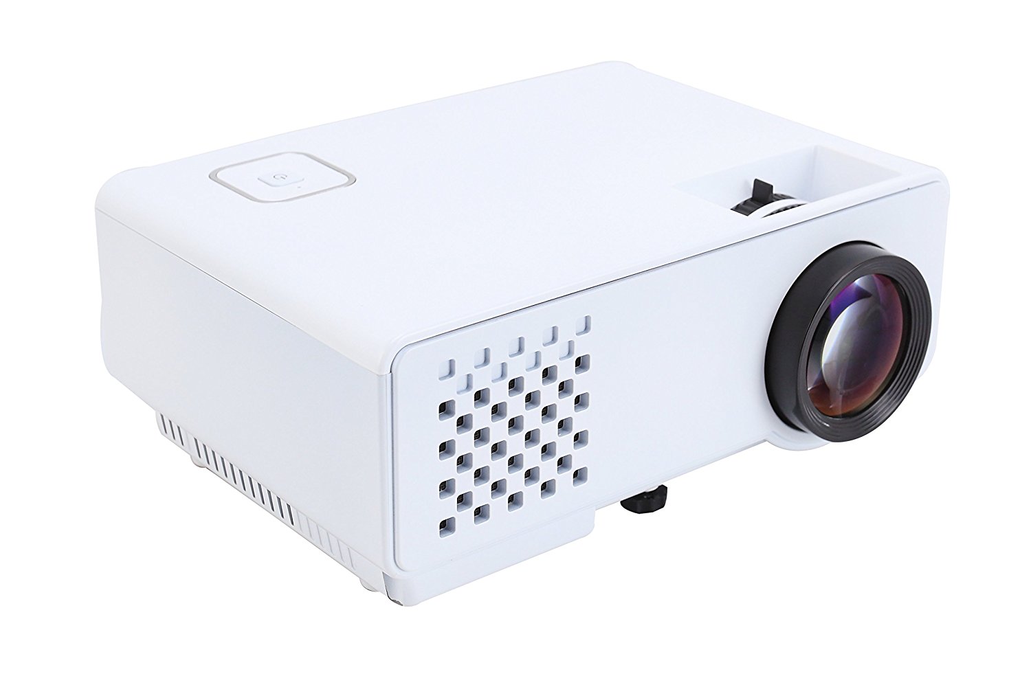 NEXGADGET Video Projector, RD-810 Series 1080P LED Mini Multimedia Projector Home Cinema Theater,Support USB HDMI AV SD VGA White