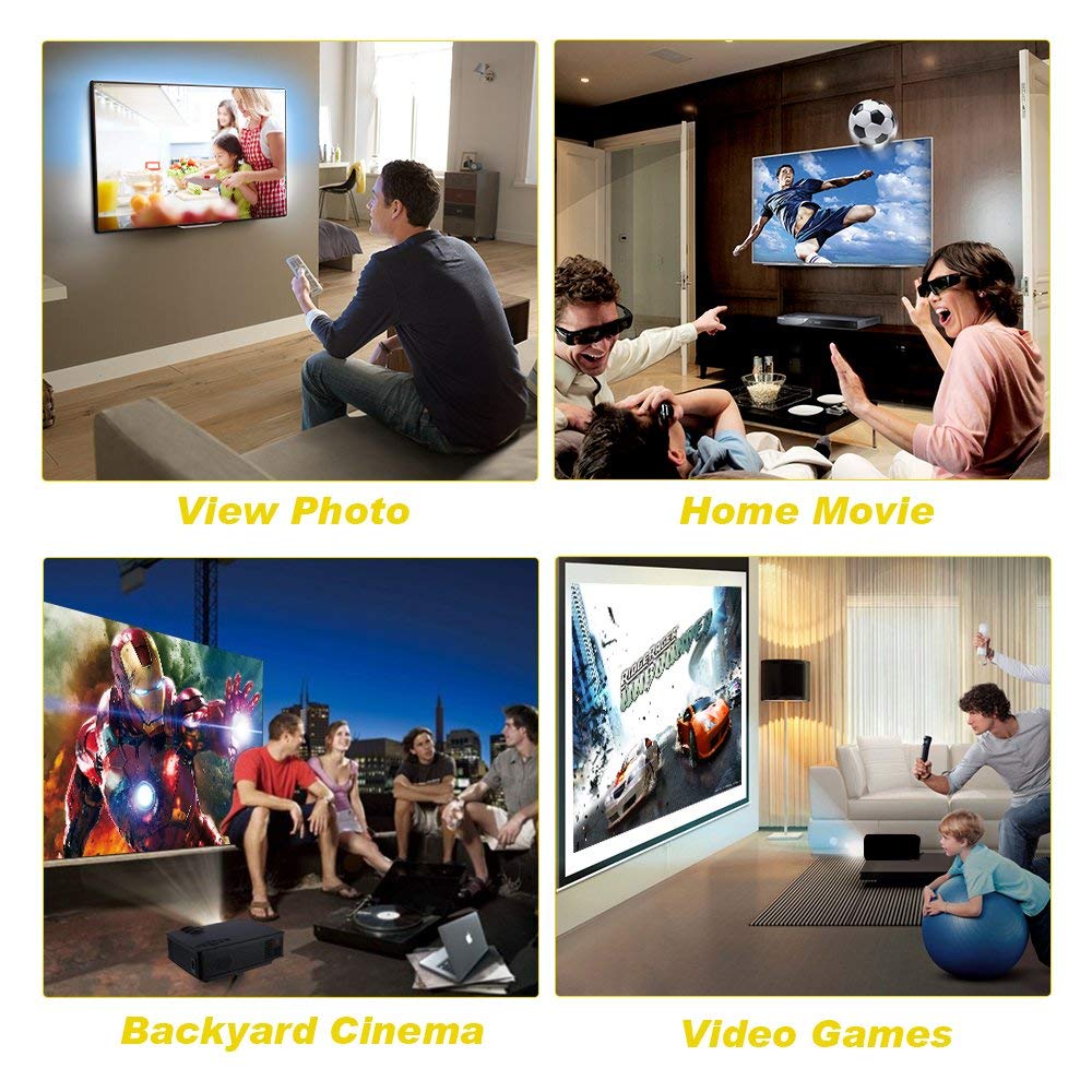 View Photo, Home Movie, Backyard Cinema, Video Games