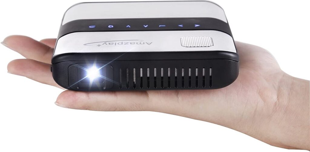 Amaz-Play Mobile Pico Projector Portable Mini Pocket Size Multimedia Video LED Gaming Projectors