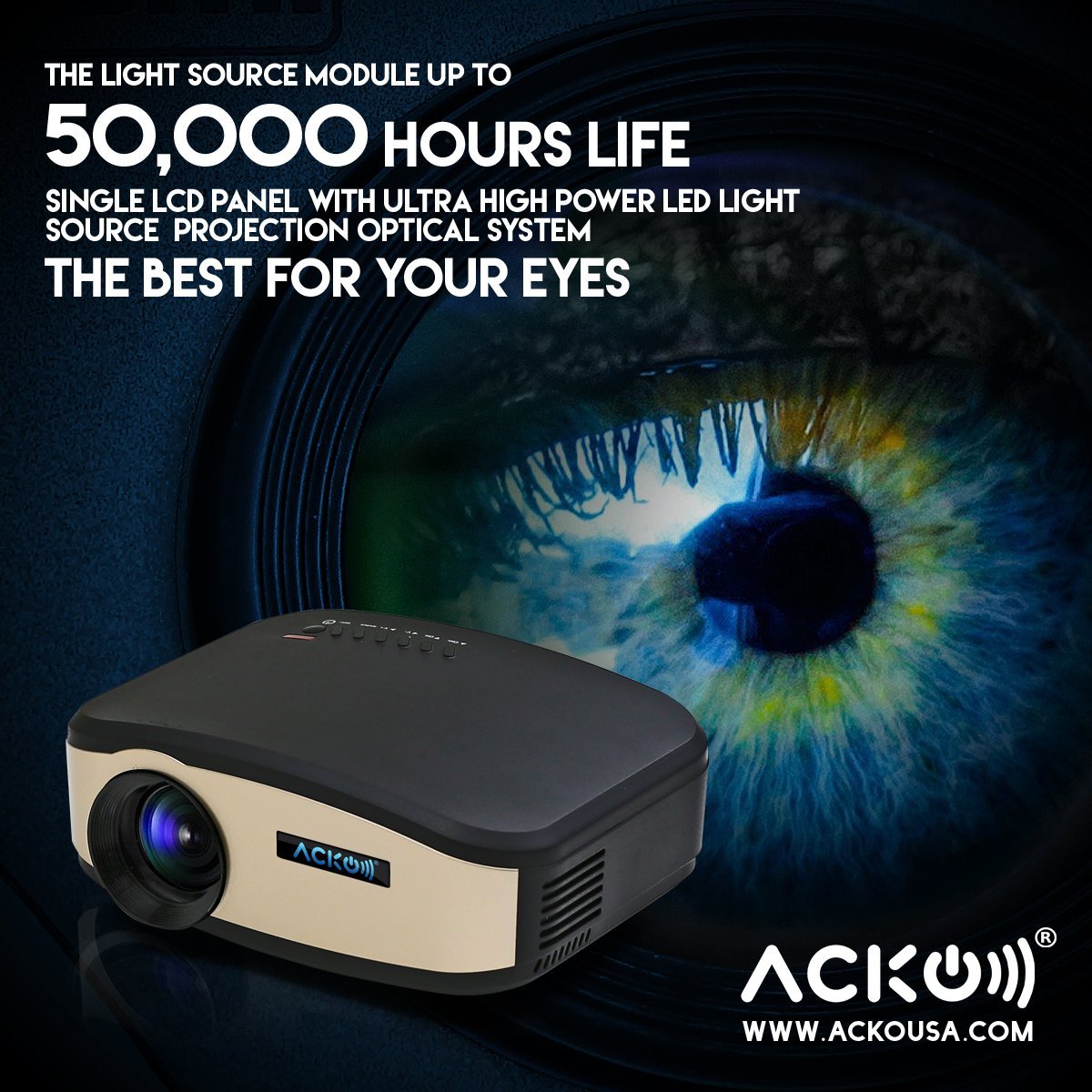 Acko Wi-Fi projector