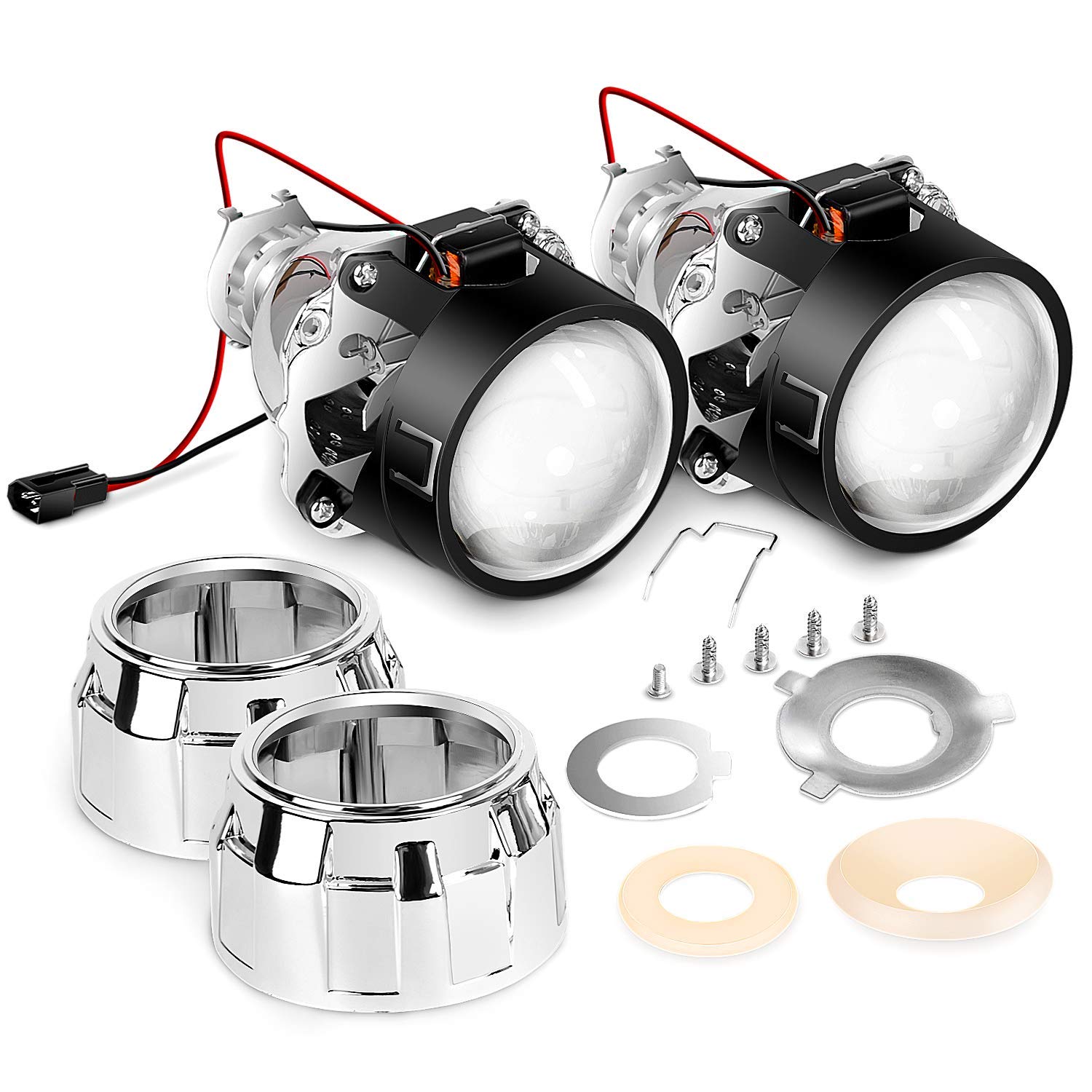 Nilight Projector Lens for H1 Bulb Headlights Retrofit Pros & Cons