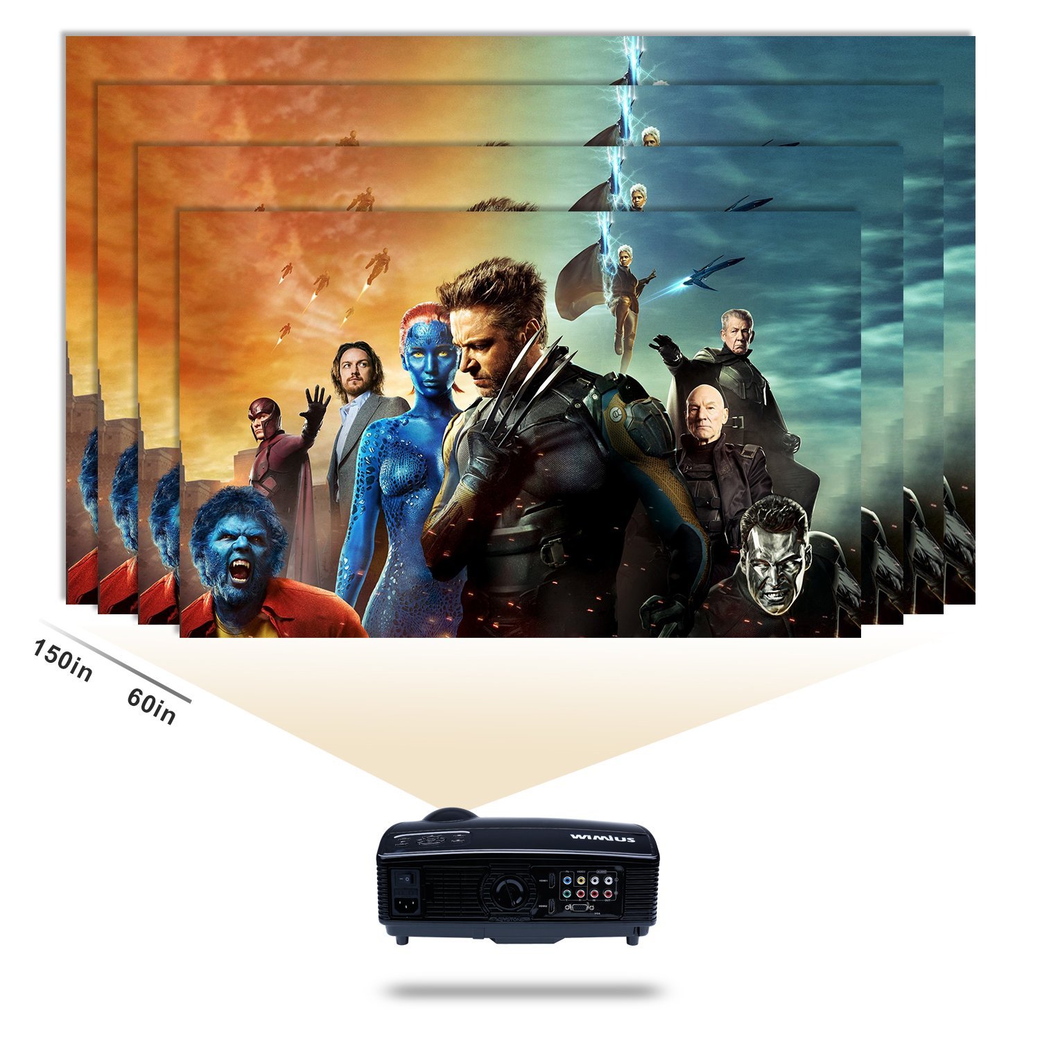 Projector, Video Projector HD projector