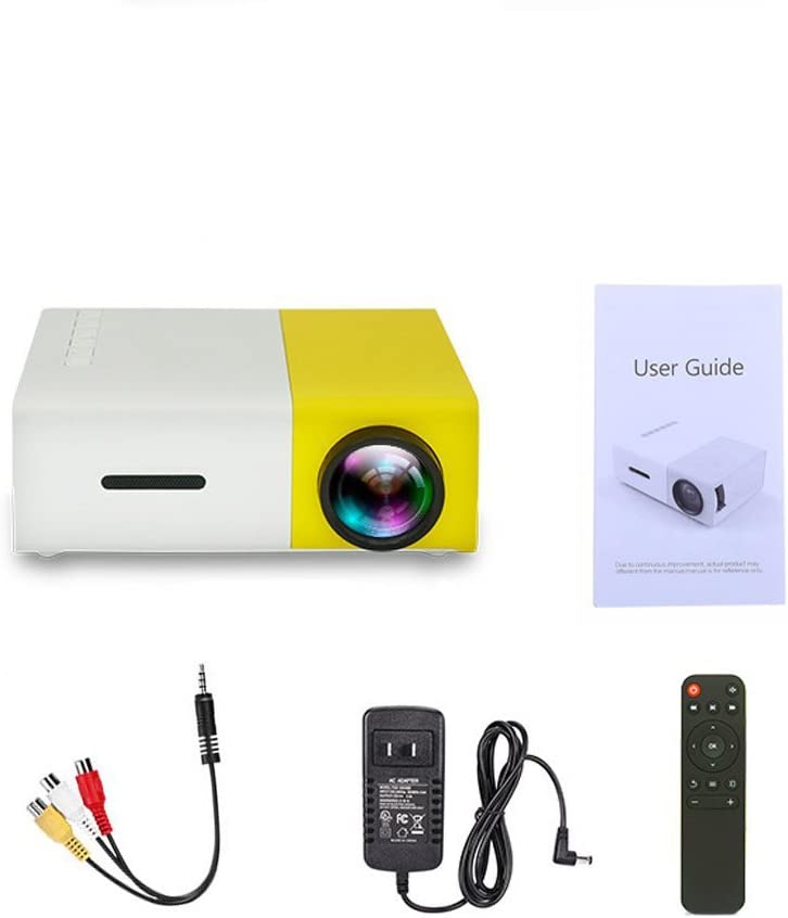 ALPTA Mini Projector Portable LED Projector Outdoor Home Cinema Theater with PC Laptop