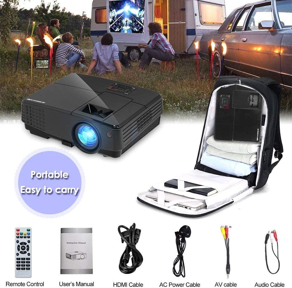 portable outdoor easy to carry eug pico projector