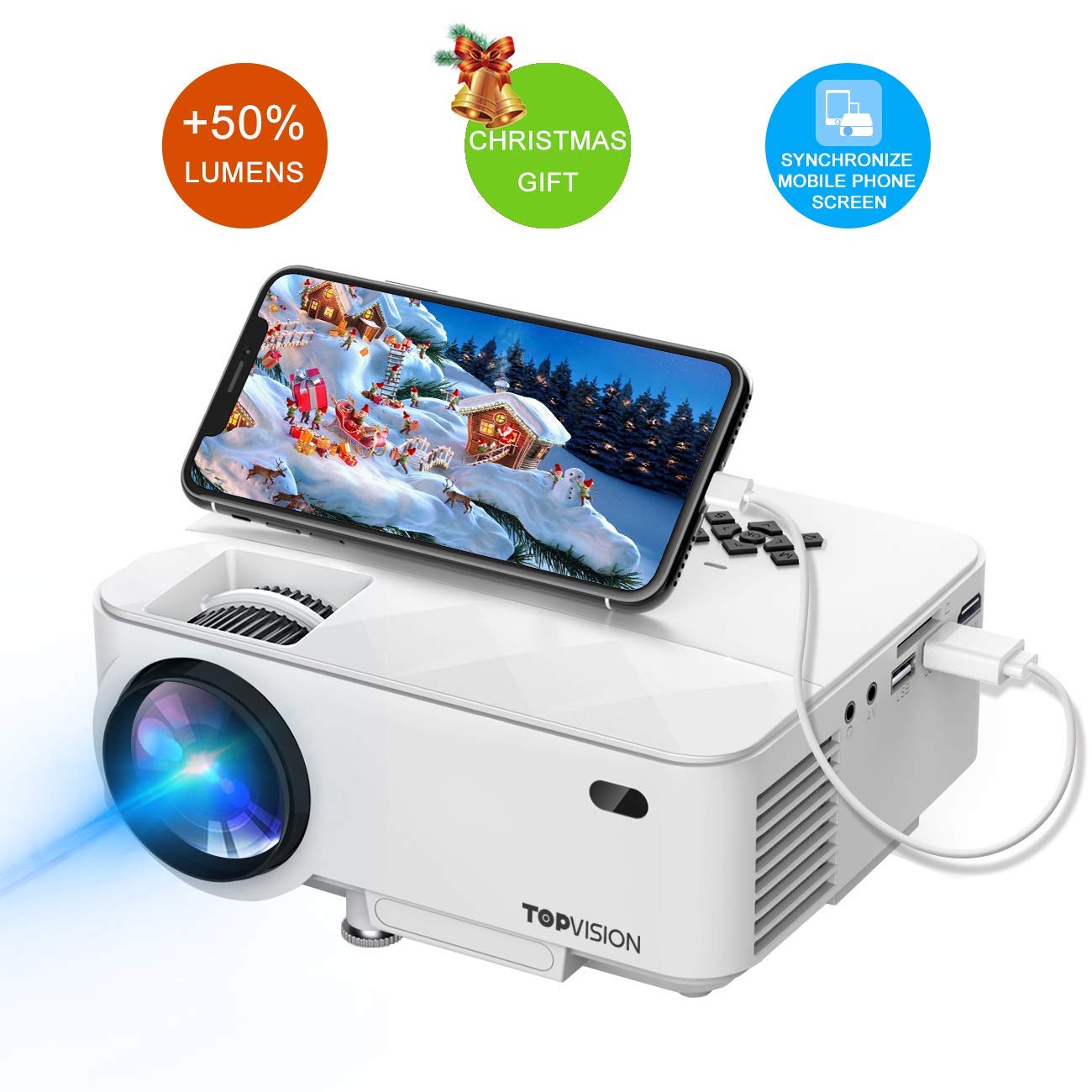 TopVision Mini Projector