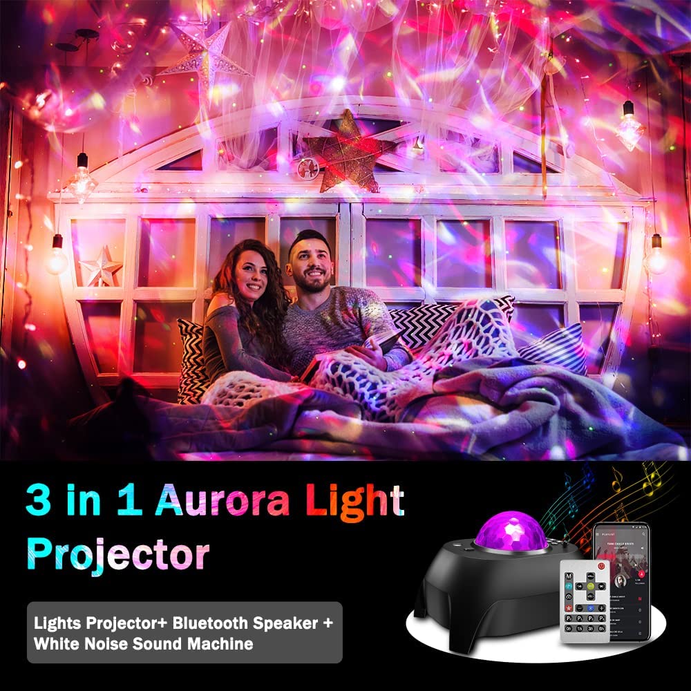 3 in 1 aurora light projector