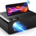 Mini Projector for iPhone, Xinteprid WiFi Movie Projector 2022 Upgrade 9000L with Synchronize Smartphone Screen