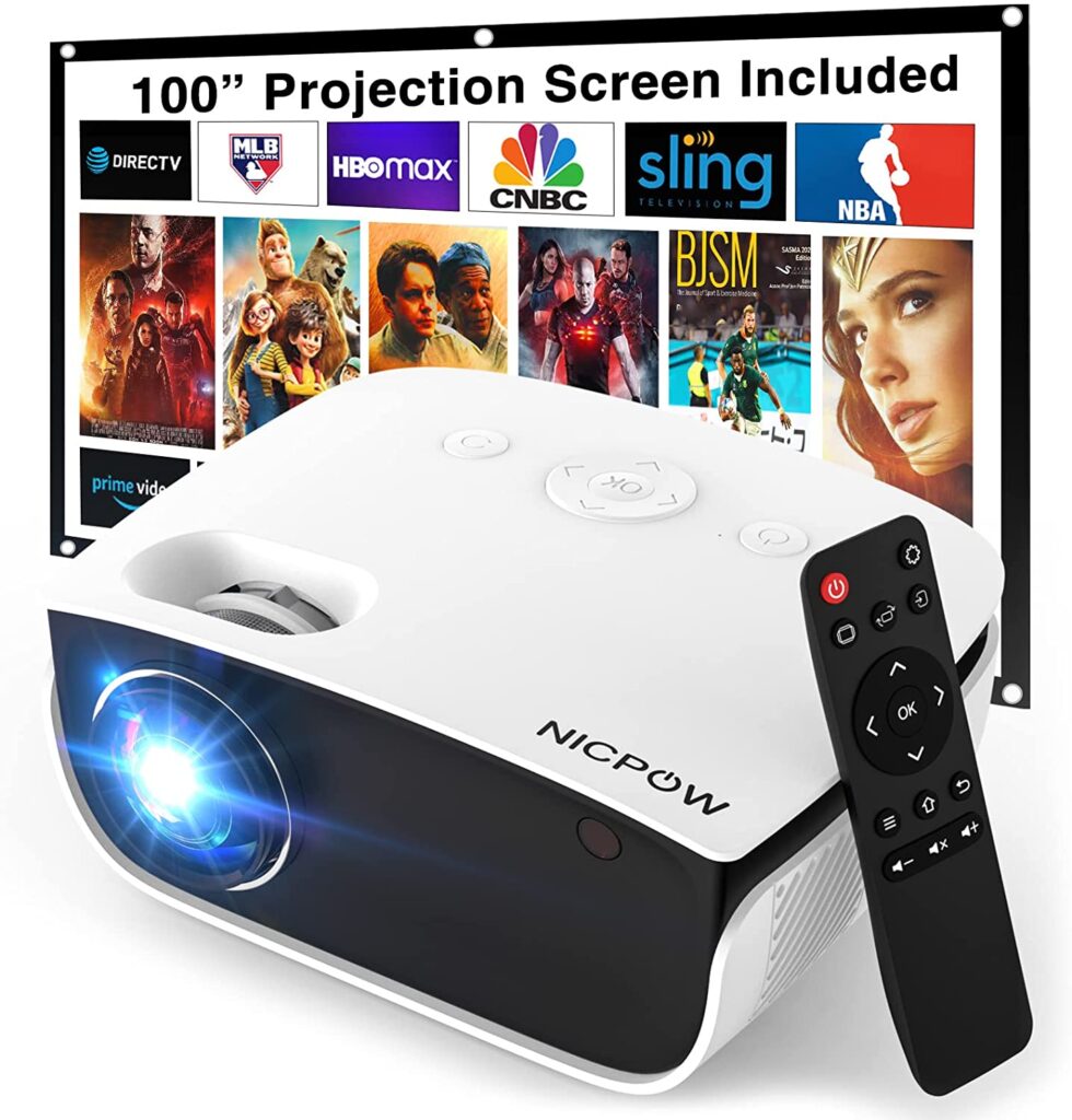 Nicpow Outdoor Projector, Mini Projector Review