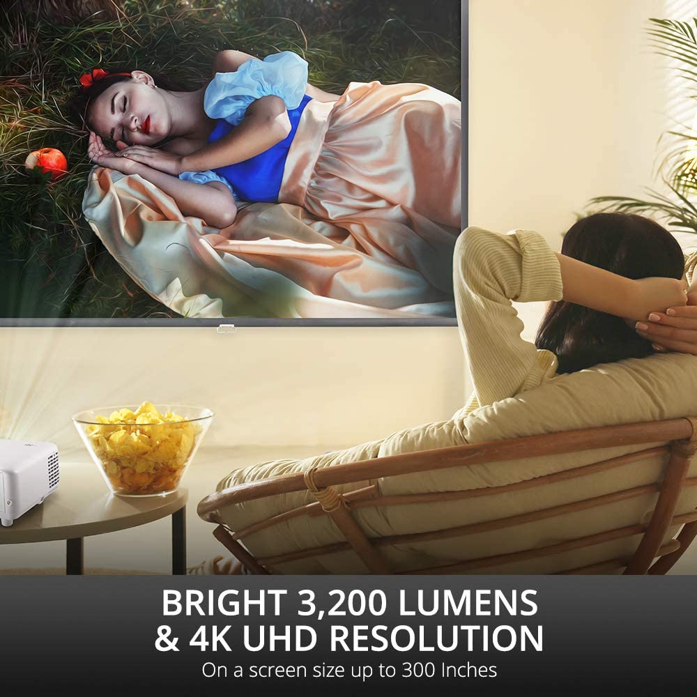 bright 3200 lumens 4k uhd resolution