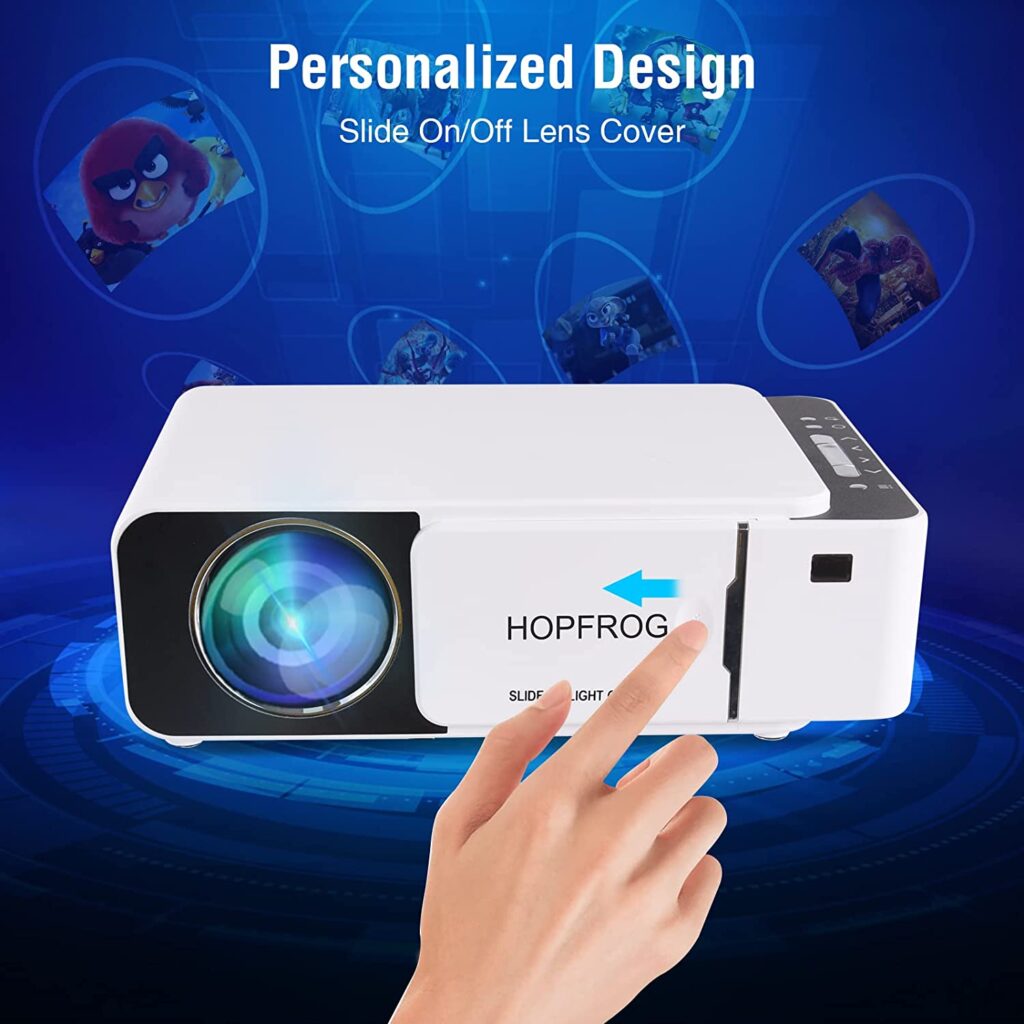 personalized design - hopfrog 1080p projector latest edition