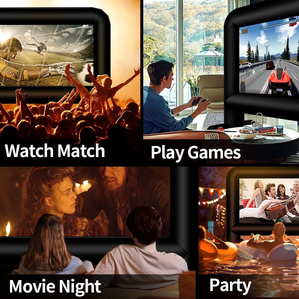 projector screen play games watch movies