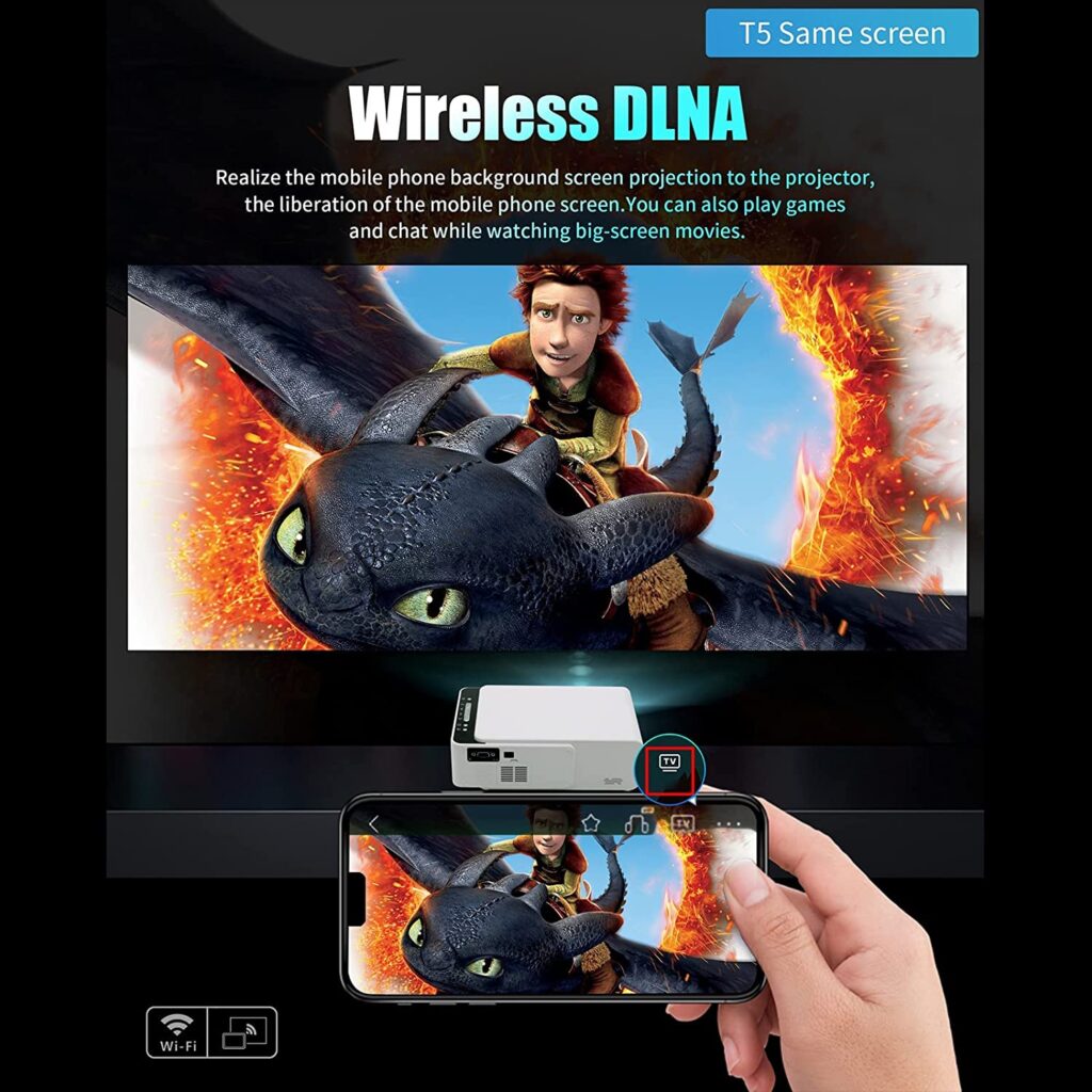 wireless dlna full hd projector