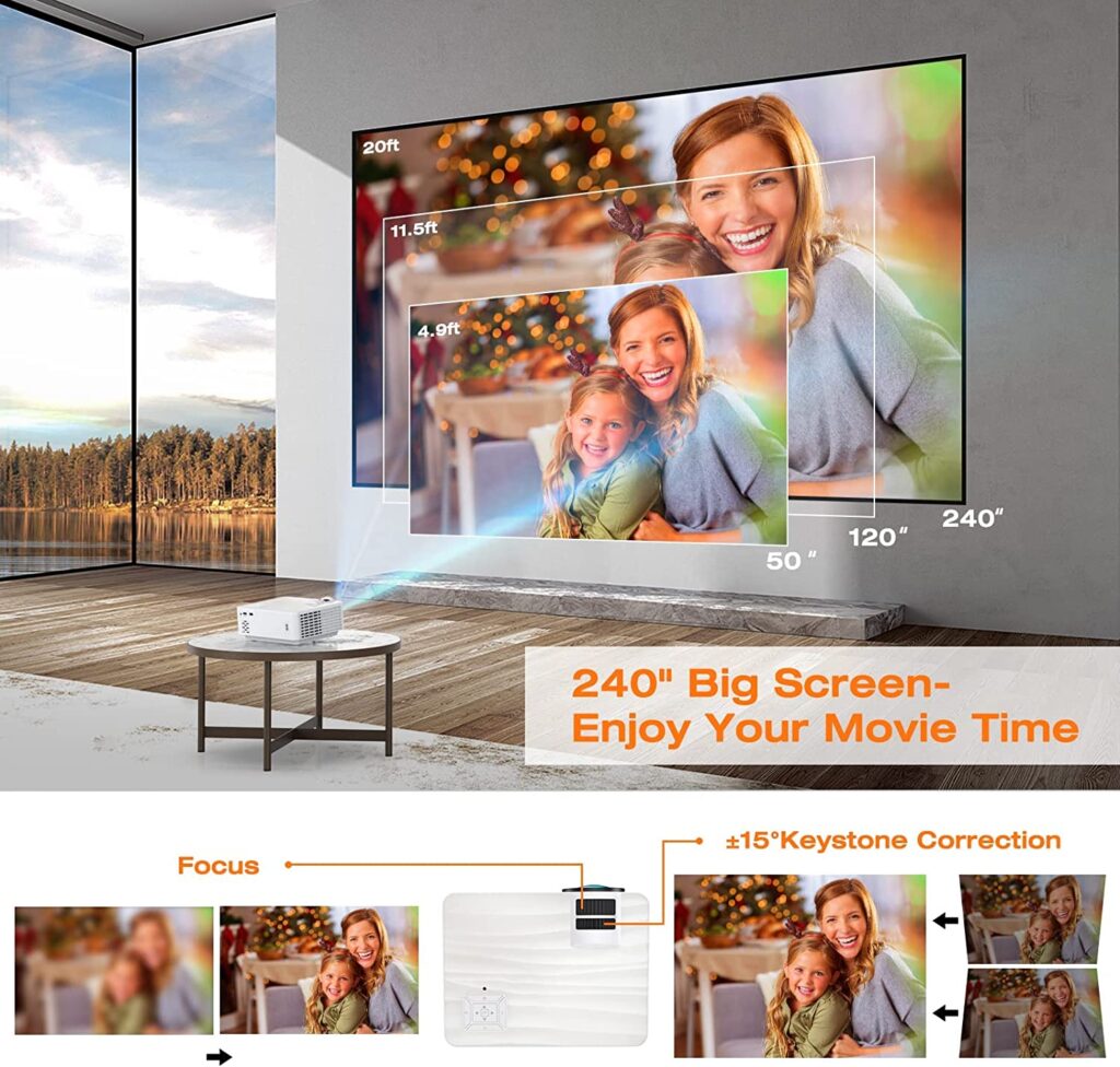 240-inch big screen