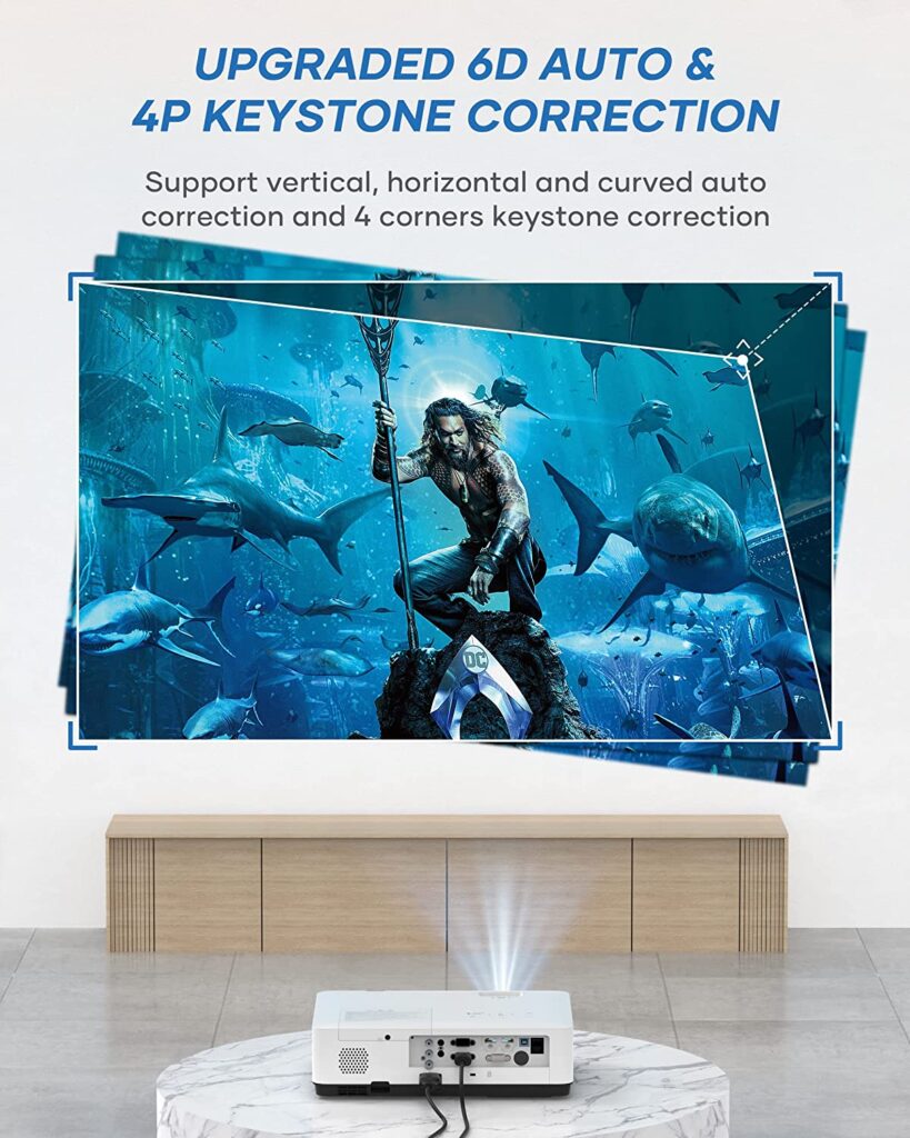 6d auto and 4p keystone correction - bigasuo business projector