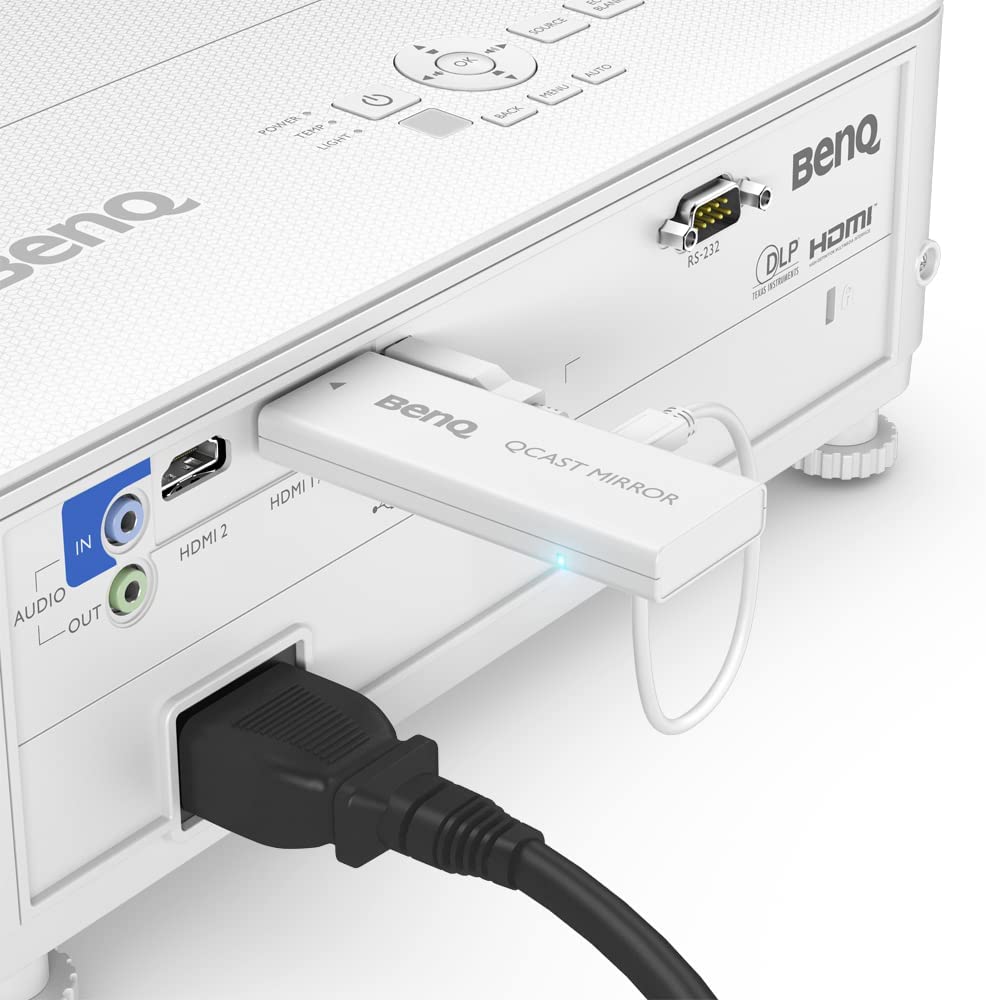 benq projector with multiple ports for connection