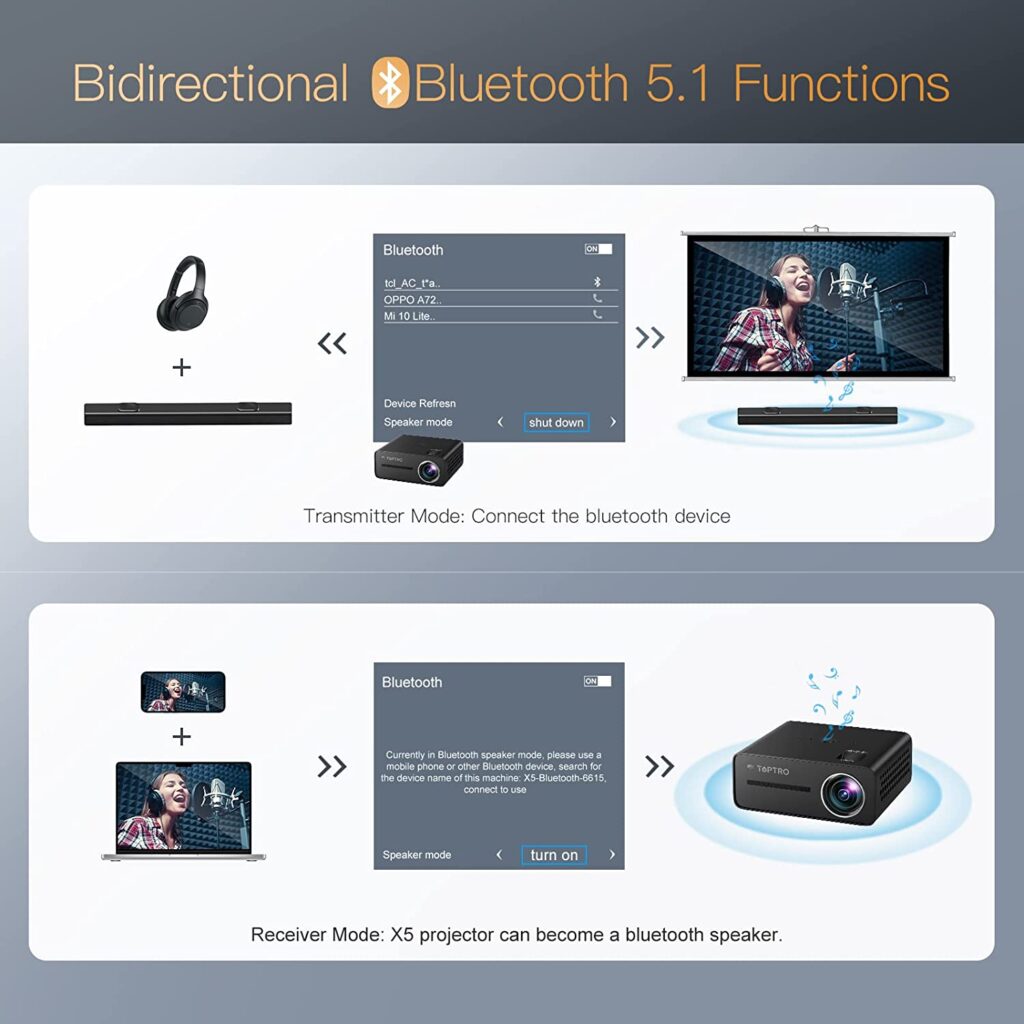 bidirection bluetooth 5 connection