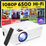 nisoo Mini Video Projector with 6500 Brightness