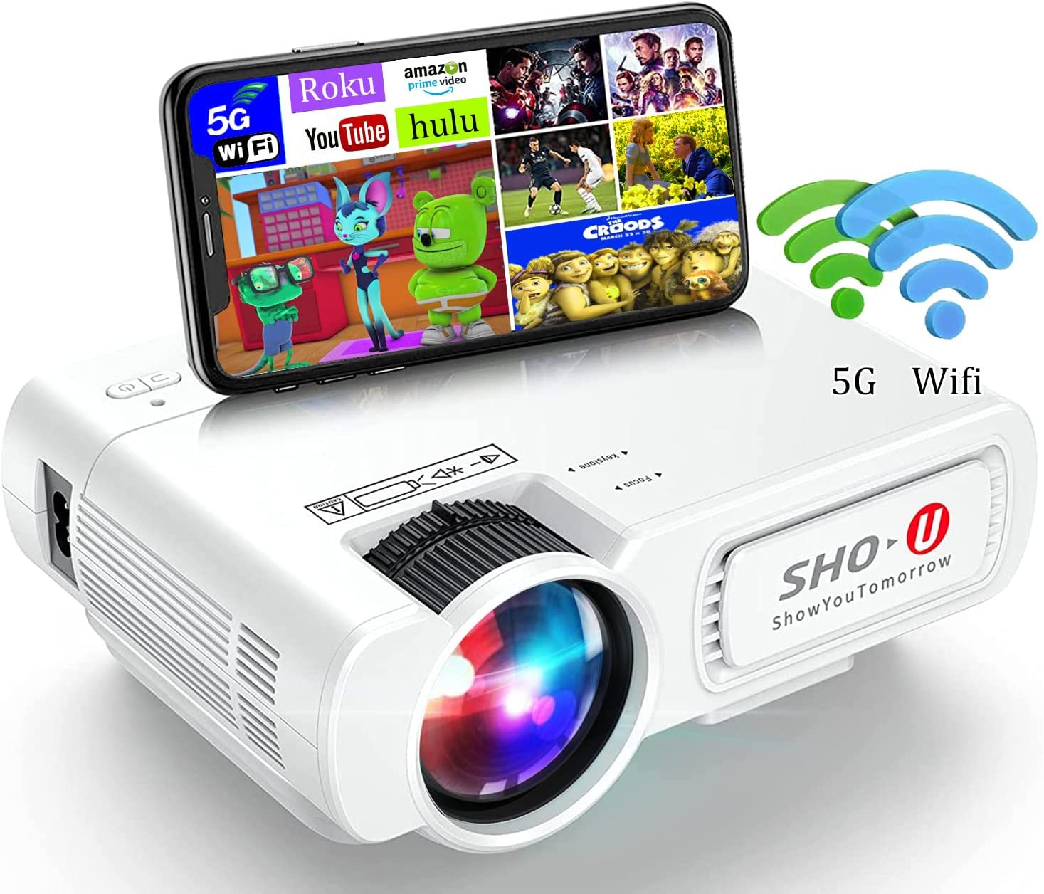 shou Projector Portable 5G WiFi Video-Projector