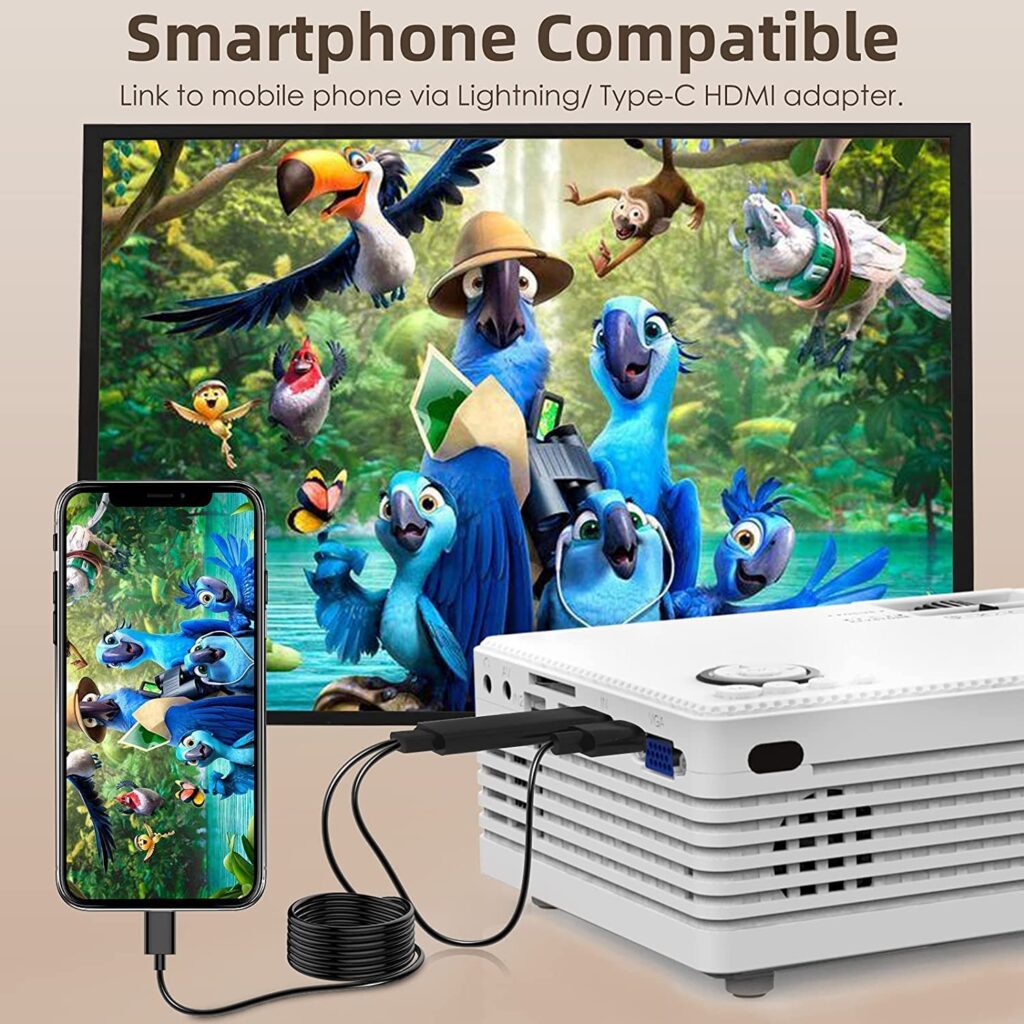 smart phone compatible projector