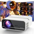 DBPOWER Projector 4K with 5G WiFi and Bluetooth