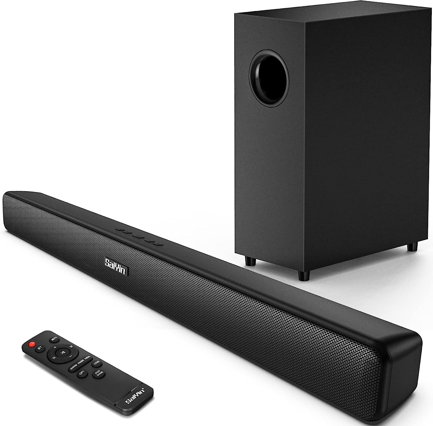 RIOWOIS Sound Bar, Sound Bars for TV, Soundbar