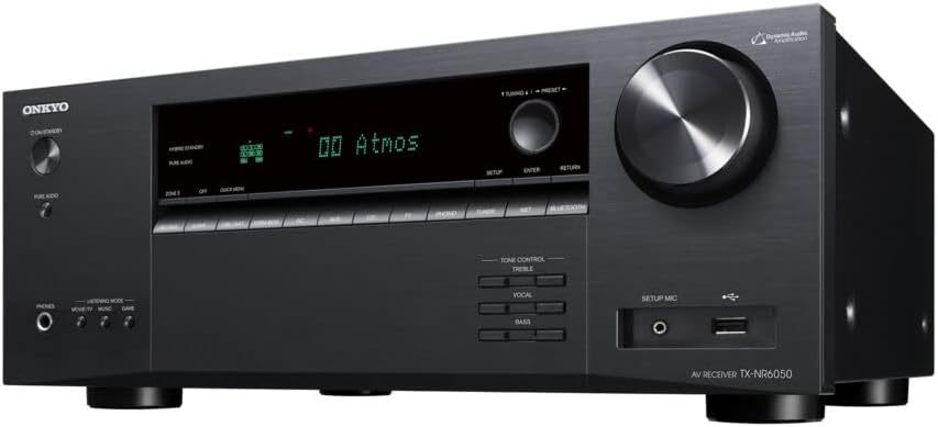 Onkyo TX-NR6050 7.2-Channel Network Home Theater Smart AV Receiver