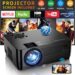 rconia 5G WiFi Bluetooth Native 1080P Projector